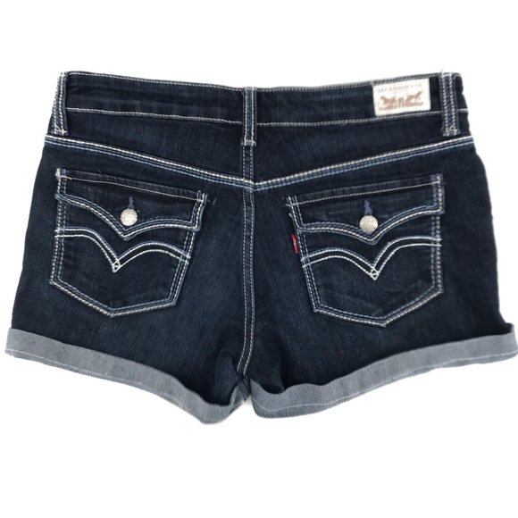 Levi’s Midi Short Cuffed Shorts 7 - Picture 2 of 8